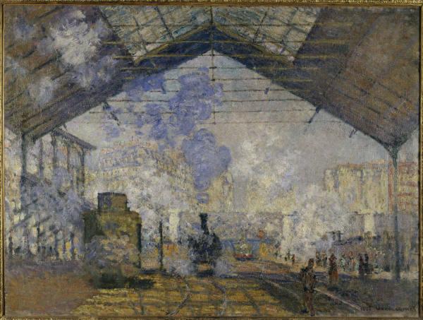 Claude Monet La Gare Saint-Lazare de Claude Monet